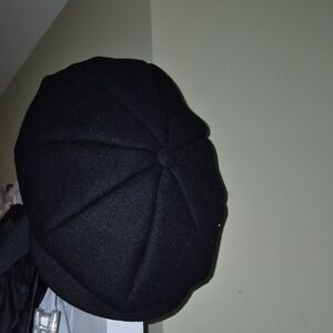 Men's Black Quilted Cap